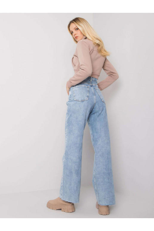 Helesinised sirged teksapüksid...