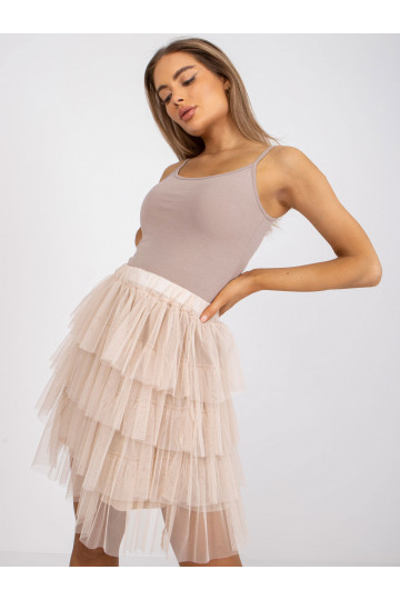 Beež tülli miniseelik...