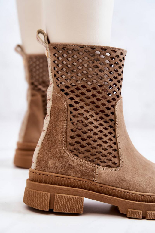 massiivsed saapad Nicole pruunid värvi