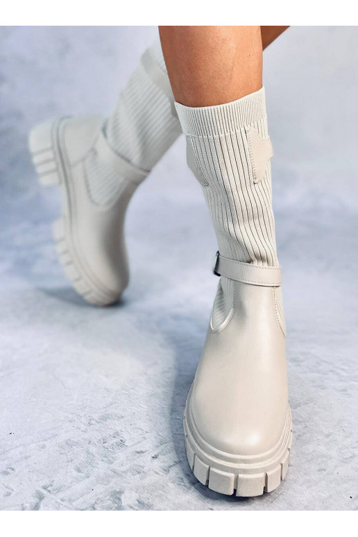 pika säärega saapad RHEA BEIGE