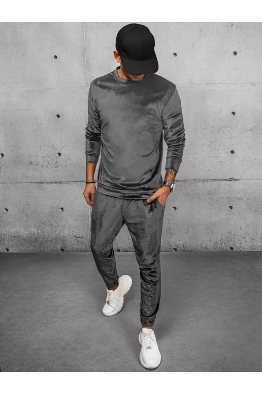 Meeste hall veluurist dressipluus