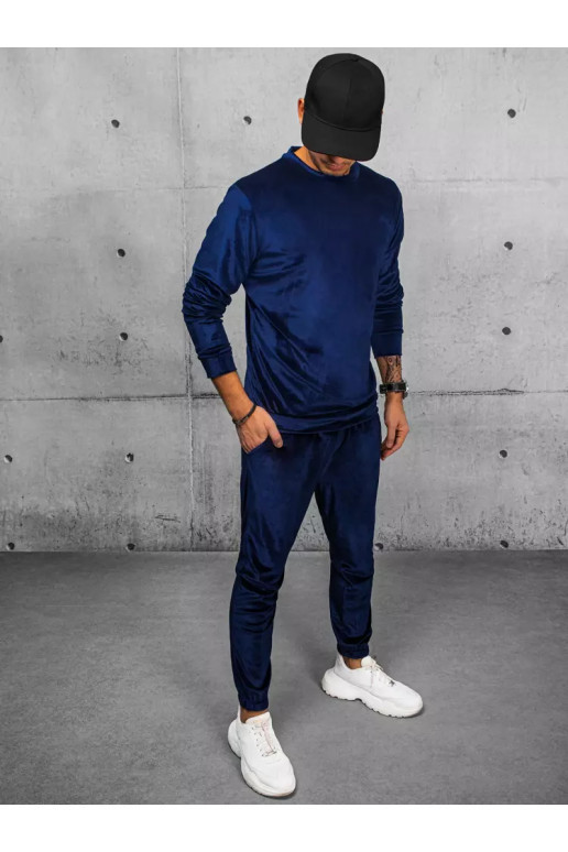 Meeste veluurist dressid, tumesinine