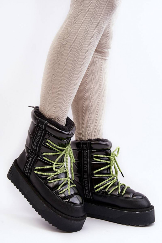 Nööpidega lumesaapad D.Franklin mustad Nööpidega lumesaapad D.Franklin mustad