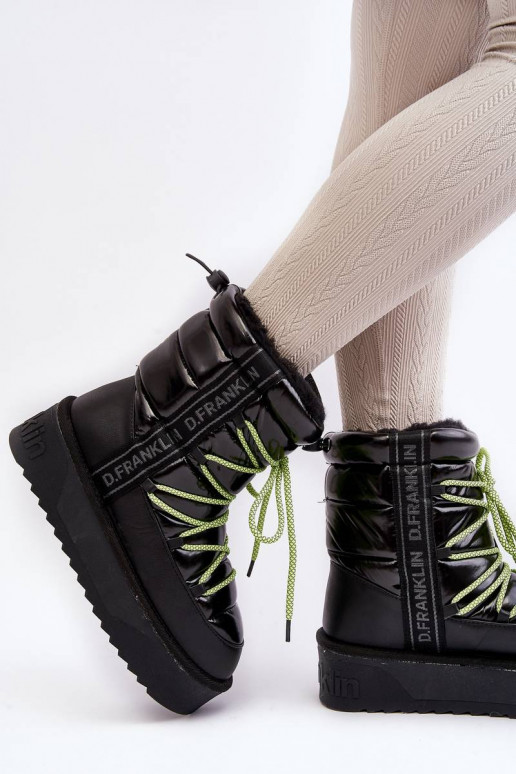 Nööpidega lumesaapad D.Franklin mustad Nööpidega lumesaapad D.Franklin mustad