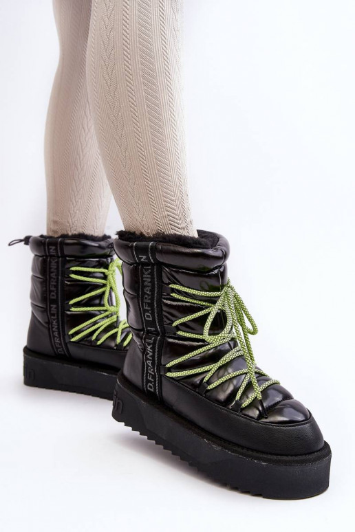 Nööpidega lumesaapad D.Franklin mustad Nööpidega lumesaapad D.Franklin mustad