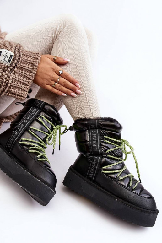 Nööpidega lumesaapad D.Franklin mustad Nööpidega lumesaapad D.Franklin mustad