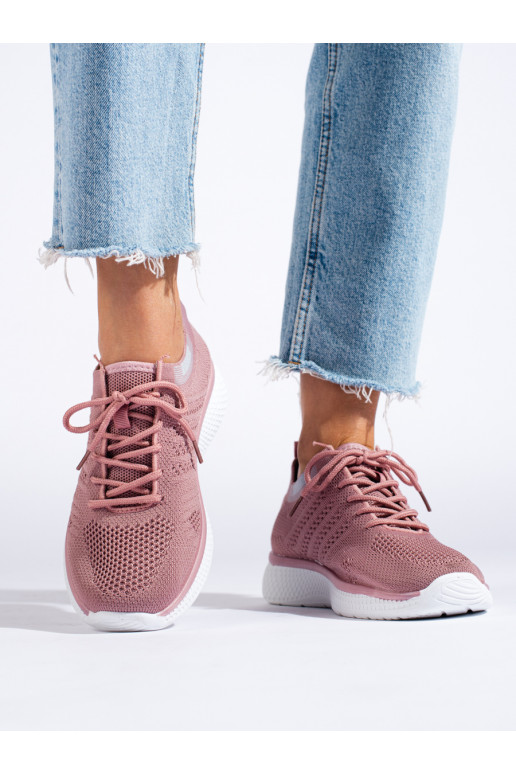 nööritavad Spordistiilis kingad Shelovet tumeroosad värvi nööritavad Spordistiilis kingad Shelovet tumeroosad värvi