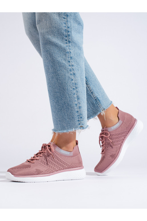 nööritavad Spordistiilis kingad Shelovet tumeroosad värvi nööritavad Spordistiilis kingad Shelovet tumeroosad värvi