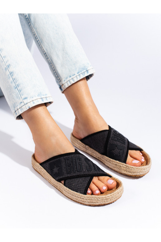 Plätud espadrillid  Big Star Mustad
