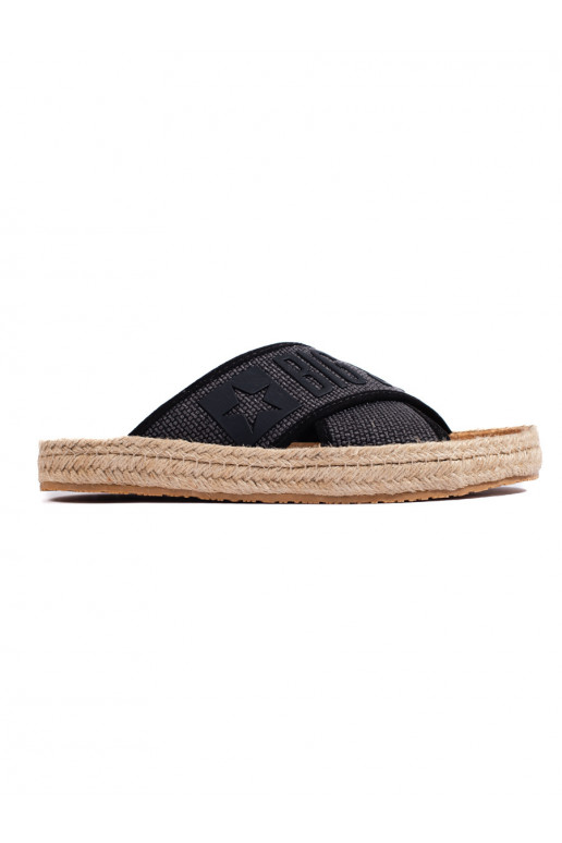 Plätud espadrillid  Big Star Mustad