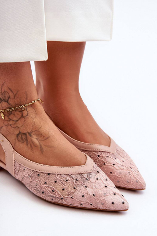 Baleriinad täppidega Tumeroosad värvi... Baleriinad täppidega Tumeroosad värvi...