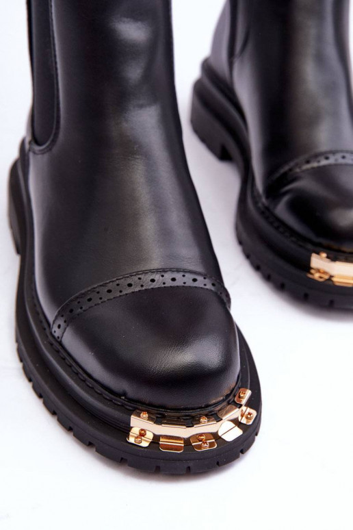 Naiste poolsaapad mustad Nialee