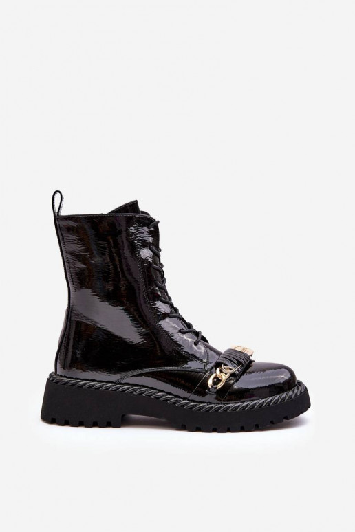 Laque saapad kaunistustega mustad... Laque saapad kaunistustega mustad...