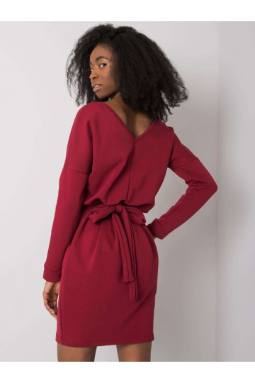 Burgundia kleit Kloe RUE PARIS 2