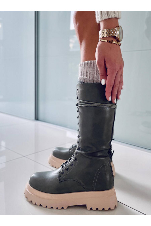 Pika säärega saapad ZONA GREEN