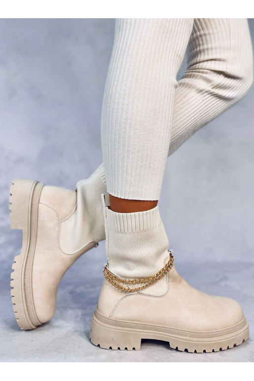 Elastse pealsega saapad JESSE BEIGE