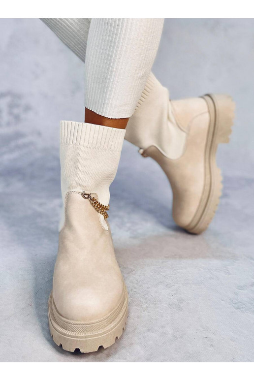 Elastse pealsega saapad JESSE BEIGE