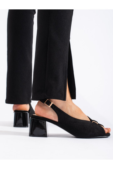 Elegantsed kingad kõrge kontsaga Mustad 2