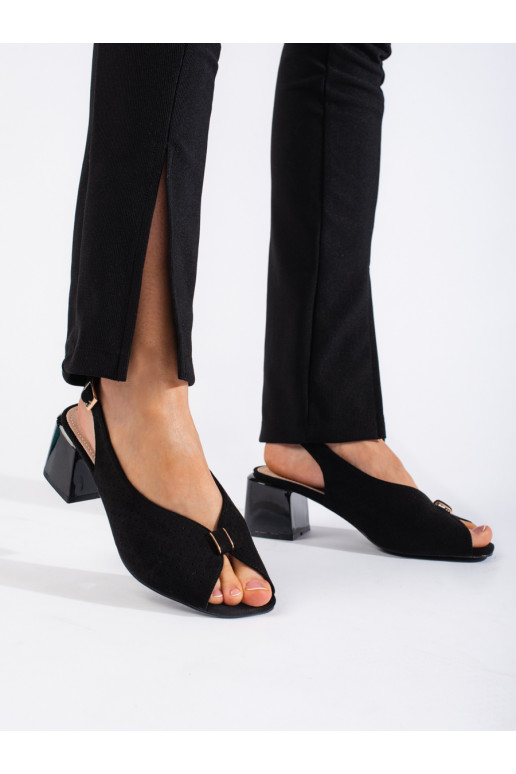 Elegantsed kingad kõrge kontsaga Mustad Elegantsed kingad kõrge kontsaga Mustad