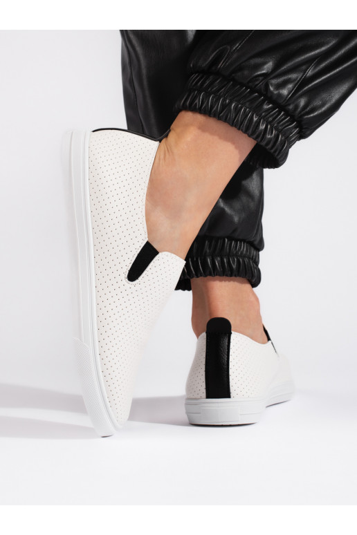  kingad slip on valge värv-Mustad