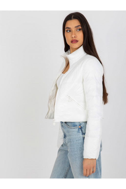 Ecru lühike taskutega tepitud jakk Ecru lühike taskutega tepitud jakk