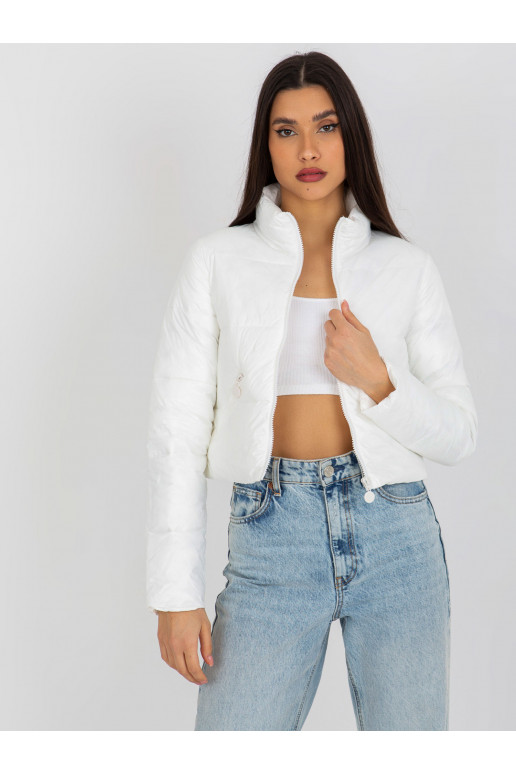 Ecru lühike taskutega tepitud jakk Ecru lühike taskutega tepitud jakk