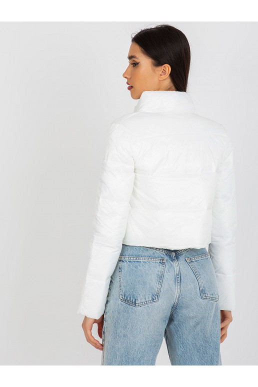 Ecru lühike taskutega tepitud jakk Ecru lühike taskutega tepitud jakk