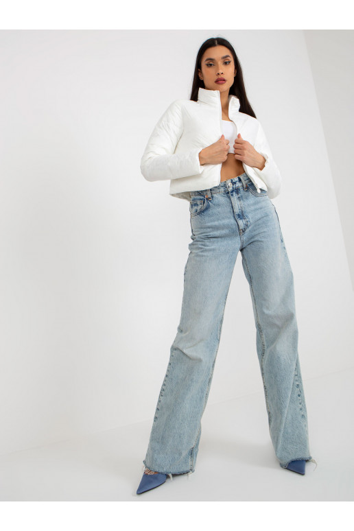 Ecru lühike taskutega tepitud jakk Ecru lühike taskutega tepitud jakk