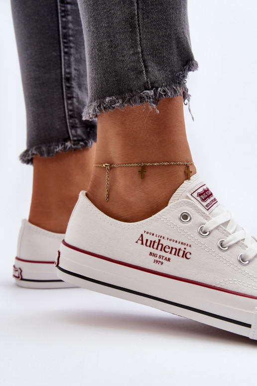 Naistesaapad Big Star valget värvi Naistesaapad Big Star valget värvi