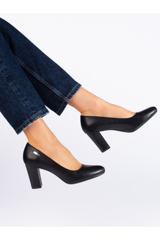 Must poolsaapad kõrge kontsaga Sergio Leone