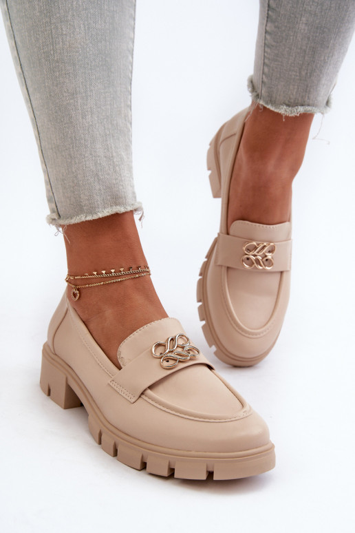 Elegantsed naiste mokassiinid beeži... Elegantsed naiste mokassiinid beeži...