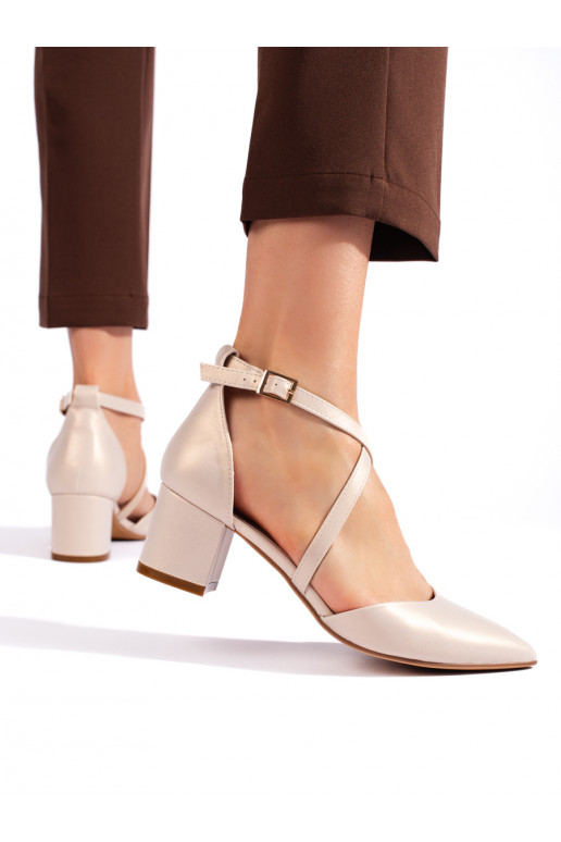 beeži värvi poolsaapad Sergio Leone