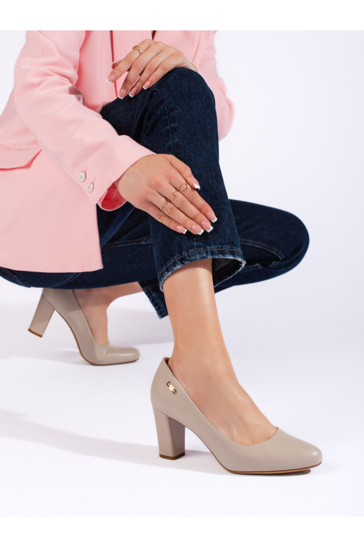  halli värvi poolsaapad kõrge kontsaga Sergio Leone