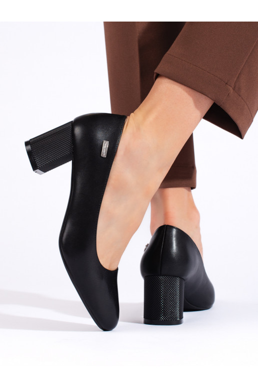 Must poolsaapad kõrge kontsaga Sergio Leone