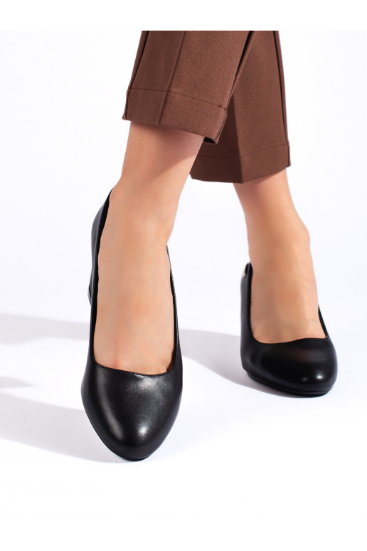 Must poolsaapad kõrge kontsaga Sergio Leone