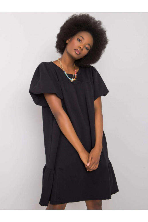 Must puuvillane kleit Liliyana RUE PARIS Must puuvillane kleit Liliyana RUE PARIS