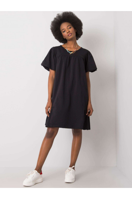 Must puuvillane kleit Liliyana RUE PARIS Must puuvillane kleit Liliyana RUE PARIS