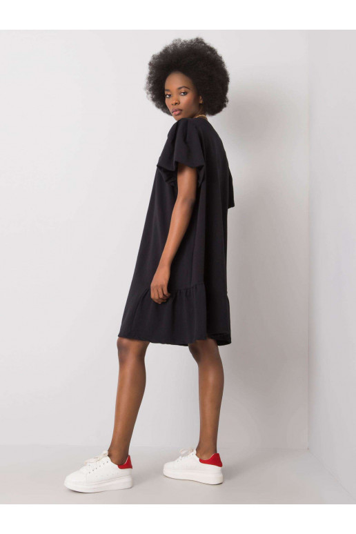 Must puuvillane kleit Liliyana RUE PARIS Must puuvillane kleit Liliyana RUE PARIS