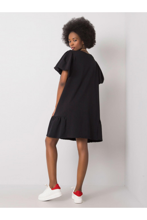 Must puuvillane kleit Liliyana RUE PARIS Must puuvillane kleit Liliyana RUE PARIS