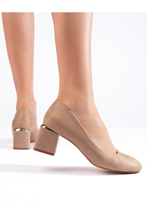 beeži värvi  poolsaapad 