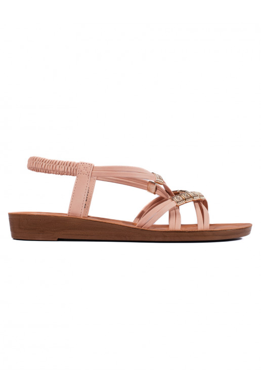 valget värvi kingad  z przeplatanymi paskami