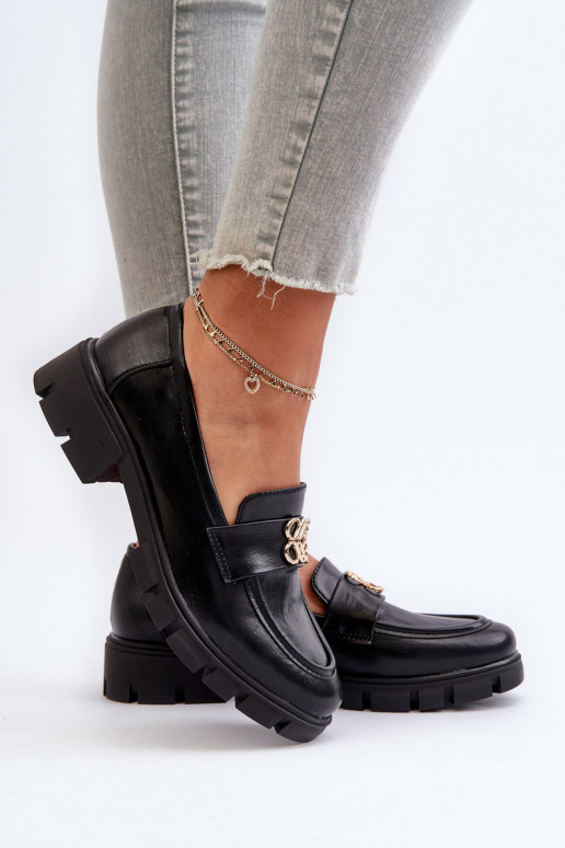 Elegantsed naiste mokassiinid mustad... Elegantsed naiste mokassiinid mustad...