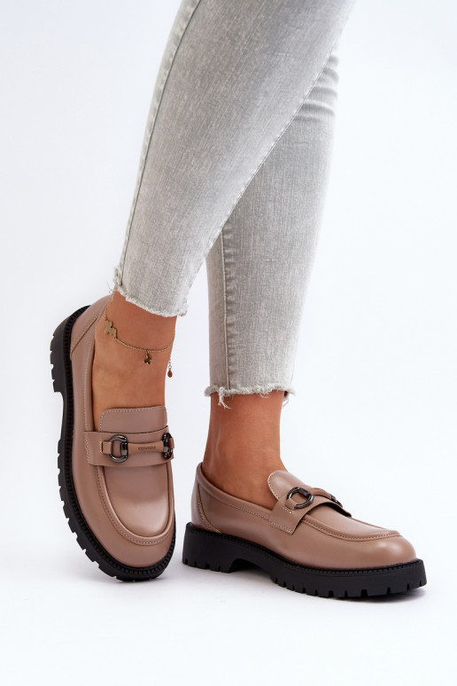 Mokassiinid Eko beeži värvi Ledda Mokassiinid Eko beeži värvi Ledda