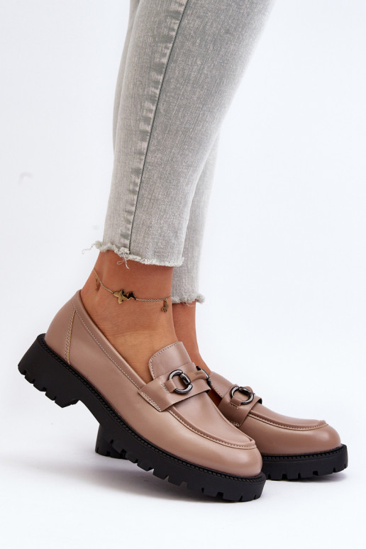 Mokassiinid Eko beeži värvi Ledda Mokassiinid Eko beeži värvi Ledda