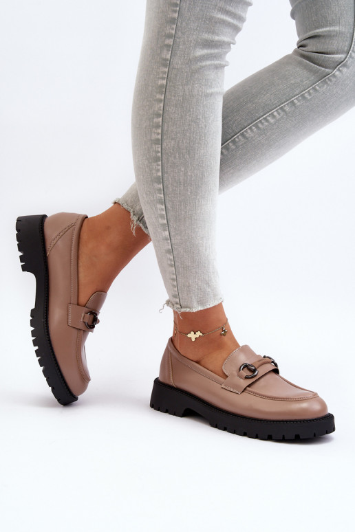 Mokassiinid Eko beeži värvi Ledda Mokassiinid Eko beeži värvi Ledda