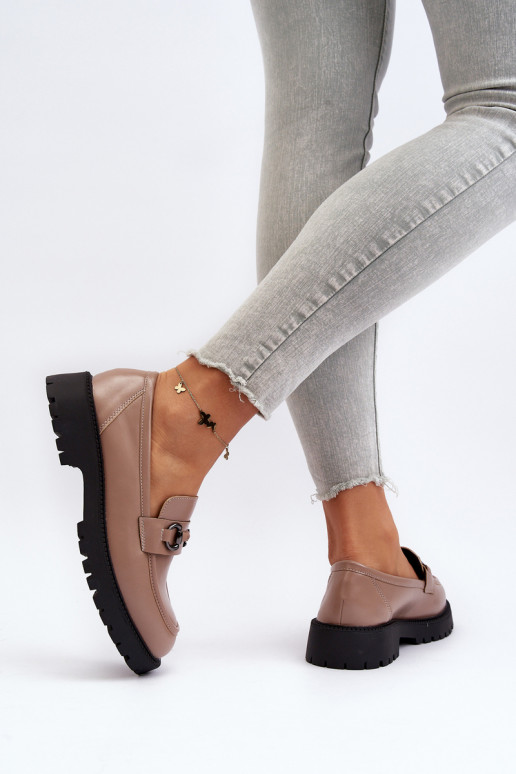 Mokassiinid Eko beeži värvi Ledda Mokassiinid Eko beeži värvi Ledda