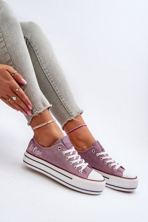 Naiste saapad Lee Cooper Violetne värv Naiste saapad Lee Cooper Violetne värv