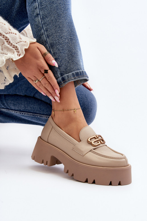 Zazoo Mokassiinid beeži värvi Zazoo Mokassiinid beeži värvi