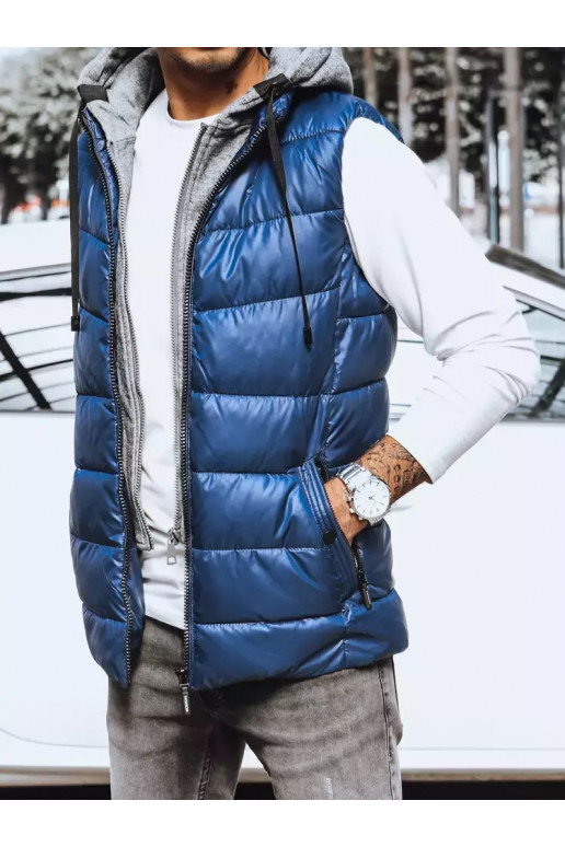 Meeste vest, tumesinine