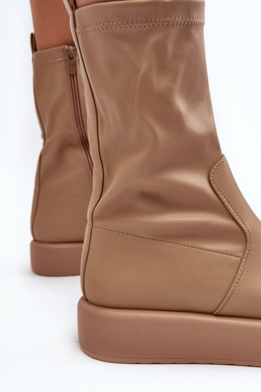 Algedi beeži platvormiga saapad Algedi beeži platvormiga saapad